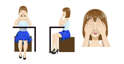 Palming je skvelé cvičenie na uvoľnenie očí.